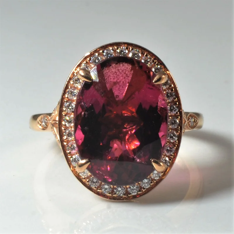 Unique Jewelry For Less – Shop The Sale Now Noam Carver' Rubellite Tourmaline & Diamond Engagement Ring | 6.17ct | 0.36ctw | SZ 6.5 | Unique Jewelry For Less – Shop The Sale Now Noam Carver' Rubellite Tourmaline & Diamond Engagement Ring | 6.17ct | 0.36ctw | SZ 6.5 |