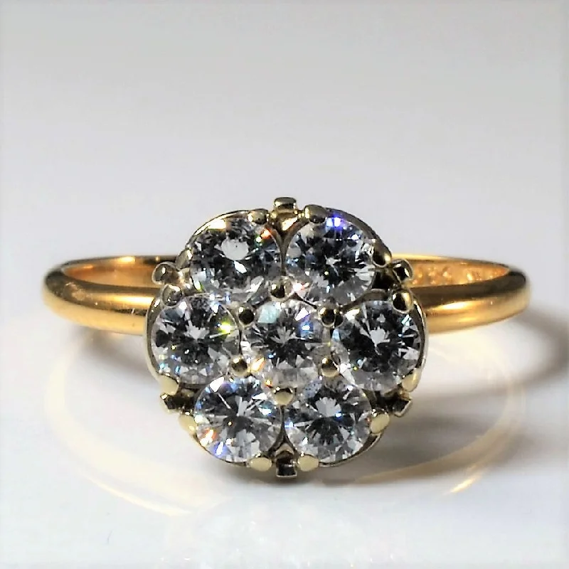 Shop Fine Jewelry With Exclusive Savings High Set Diamond Cluster Ring | 1.00ctw | SZ 6.75 | Shop Fine Jewelry With Exclusive Savings High Set Diamond Cluster Ring | 1.00ctw | SZ 6.75 |