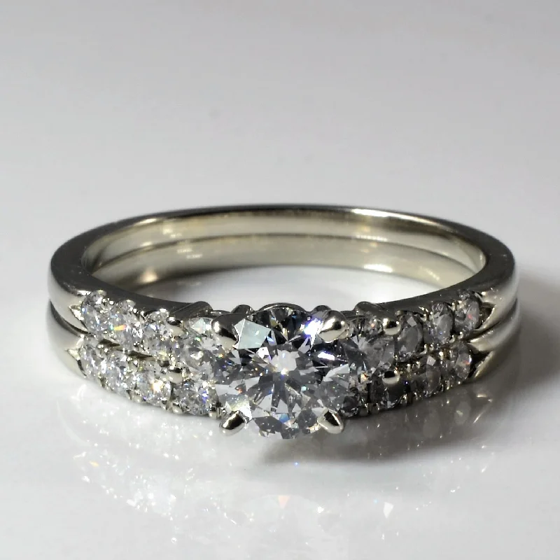 Seasonal Jewelry Sale – Upgrade Your Collection Classic White Gold Diamond Wedding Set | 1.59ctw | SZ 9.75 | Seasonal Jewelry Sale – Upgrade Your Collection Classic White Gold Diamond Wedding Set | 1.59ctw | SZ 9.75 |