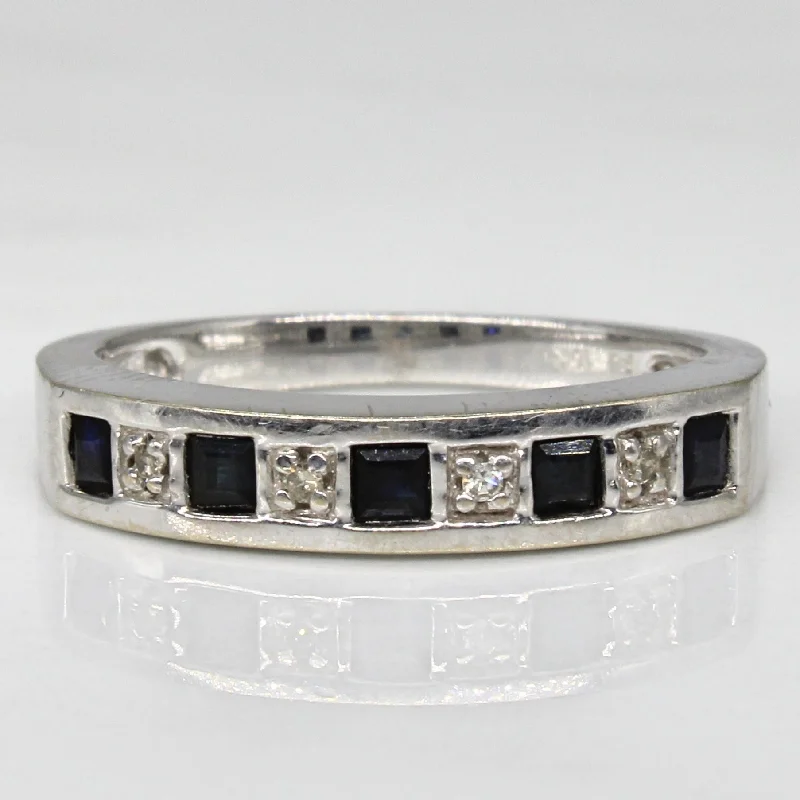 Fine Jewelry, Limited-Time Offers Available Alternating Sapphire & Diamond Ring | 0.30ctw, 0.02ctw | SZ 5.75 | Fine Jewelry, Limited-Time Offers Available Alternating Sapphire & Diamond Ring | 0.30ctw, 0.02ctw | SZ 5.75 |