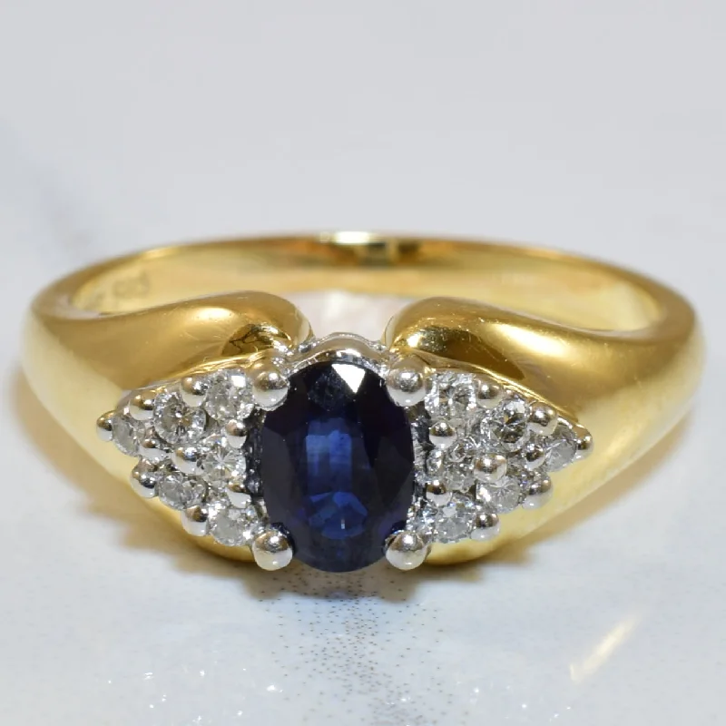 Get The Jewelry You Love At A Price You Love Sapphire & Diamond Ring | 0.50ct, 0.12ctw | SZ 6.5 | Get The Jewelry You Love At A Price You Love Sapphire & Diamond Ring | 0.50ct, 0.12ctw | SZ 6.5 |
