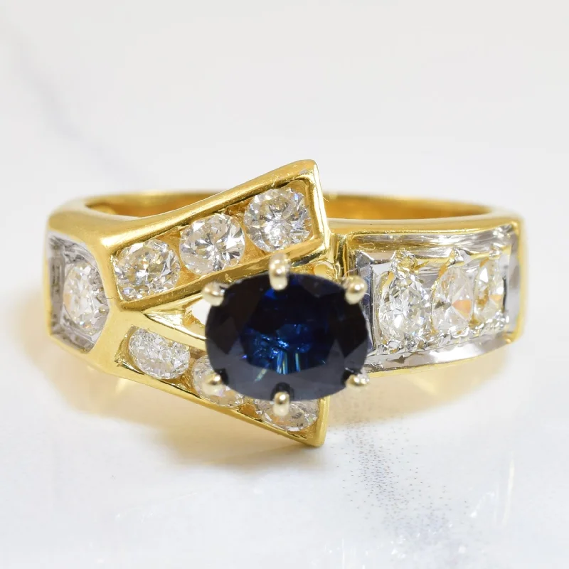 Limited-Stock Jewelry Sale – Shop Before It's Gone Semi Split Sapphire & Diamond Ring | 0.88ct, 0.40ctw | SZ 8.75 | Limited-Stock Jewelry Sale – Shop Before It's Gone Semi Split Sapphire & Diamond Ring | 0.88ct, 0.40ctw | SZ 8.75 |