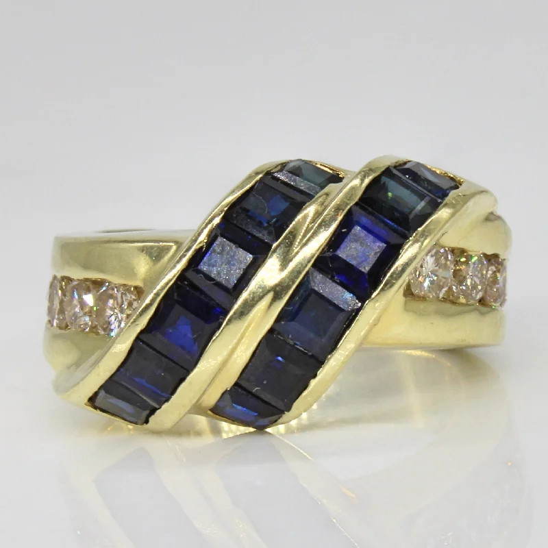 Unmissable Jewelry Clearance – Final Reductions Double Sapphire & Diamond Cascade Ring | 2.30ctw, 0.60ctw | SZ 6.5 | Unmissable Jewelry Clearance – Final Reductions Double Sapphire & Diamond Cascade Ring | 2.30ctw, 0.60ctw | SZ 6.5 |