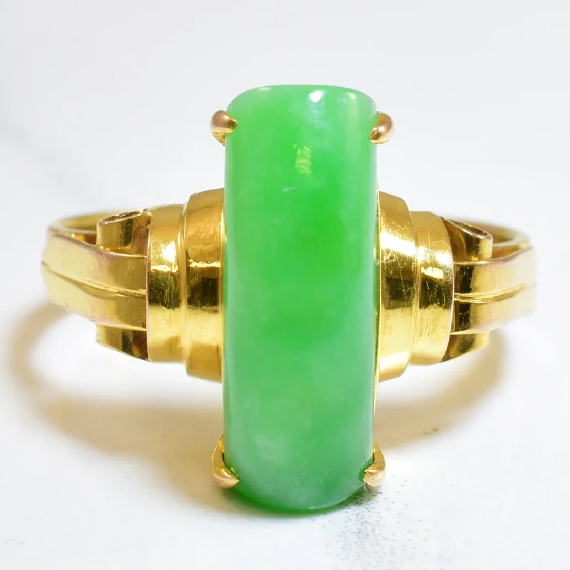 Best Jewelry Deals – Shop Premium Pieces At Great Prices Curved Jadeite Cabochon Ring | 2.50ct | SZ 4.5 | Best Jewelry Deals – Shop Premium Pieces At Great Prices Curved Jadeite Cabochon Ring | 2.50ct | SZ 4.5 |