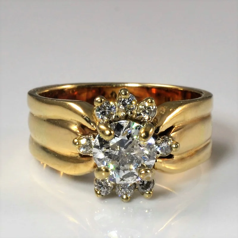 Clearance Sale On High-End Jewelry Collections Soldered Three Stone Diamond Wedding Set | 1.08ctw | SZ 6.5 | Clearance Sale On High-End Jewelry Collections Soldered Three Stone Diamond Wedding Set | 1.08ctw | SZ 6.5 |