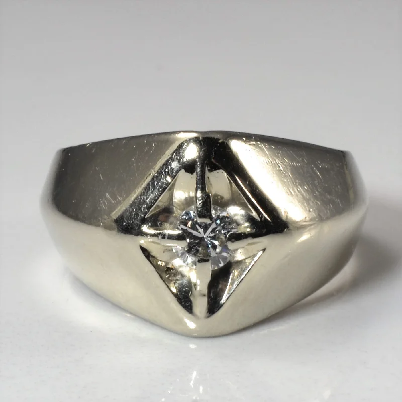 Shop Trending Jewelry With Exclusive Savings Knife Edged Solitaire Diamond Wide Ring | 0.26ct | SZ 8.5 | Shop Trending Jewelry With Exclusive Savings Knife Edged Solitaire Diamond Wide Ring | 0.26ct | SZ 8.5 |