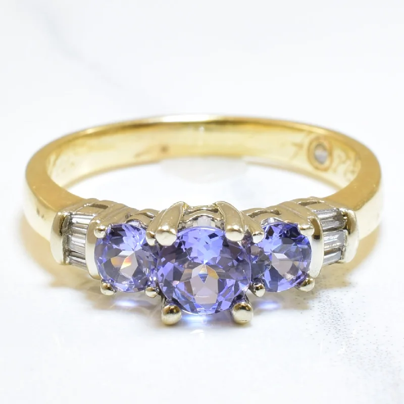Exclusive Jewelry Sale – Shine For Less Tanzanite & Diamond Ring | 0.90ctw, 0.07ctw | SZ 8 | Exclusive Jewelry Sale – Shine For Less Tanzanite & Diamond Ring | 0.90ctw, 0.07ctw | SZ 8 |