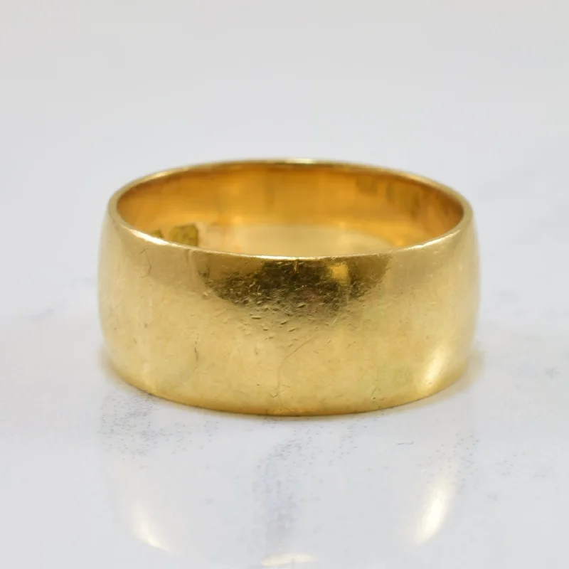 Exclusive Online Jewelry Sale – Don't Wait Yellow Gold Cigar Band | SZ 6.25 |