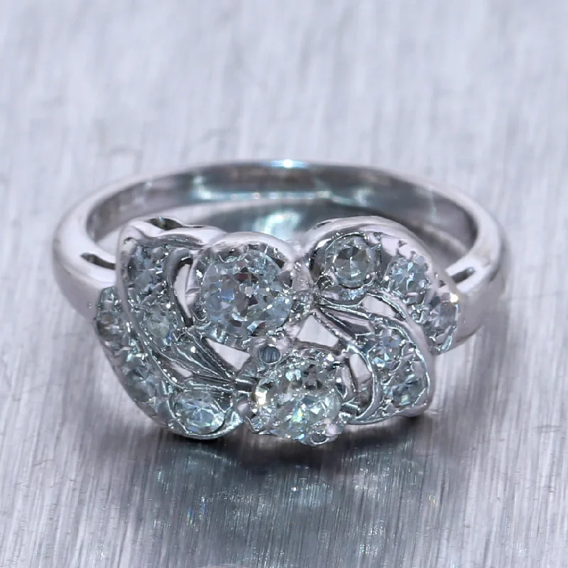 Exclusive Jewelry Sale – Limited-Time Discounts 1930's Antique Art Deco 14k White Gold 0.50ctw Diamond Band Ring Exclusive Jewelry Sale – Limited-Time Discounts 1930's Antique Art Deco 14k White Gold 0.50ctw Diamond Band Ring