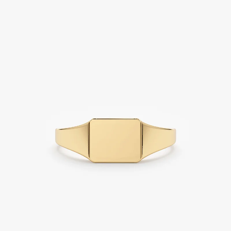Buy More, Save More On Stunning Jewelry Pieces Engravable Signet Ring, Trina