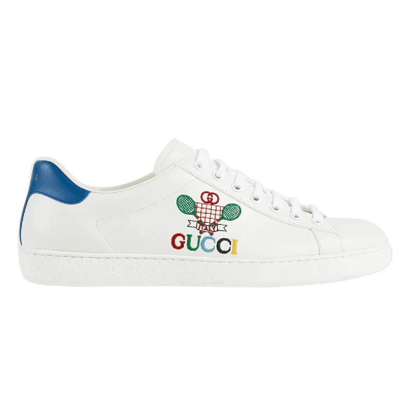 Sustainable Footwear Sale Gucci Ace Sneakers Tennis Men's Shoes White Tennis Sewed Calf-Skin Leather Casual (GGM1713)