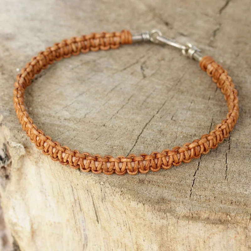 Timeless Elegance, Temporary Discounts – Act Fast Brown Magnificence Braided Brown Leather Bracelet for Men Fair Trade Jewelry Timeless Elegance, Temporary Discounts – Act Fast Brown Magnificence Braided Brown Leather Bracelet for Men Fair Trade Jewelry