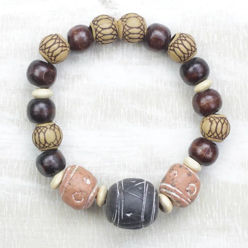 Elegant Jewelry, Exclusive Prices – Shop Now Eco-Friendly Fashion Ceramic Wood and Recycled Plastic Beaded Stretch Bracelet Elegant Jewelry, Exclusive Prices – Shop Now Eco-Friendly Fashion Ceramic Wood and Recycled Plastic Beaded Stretch Bracelet