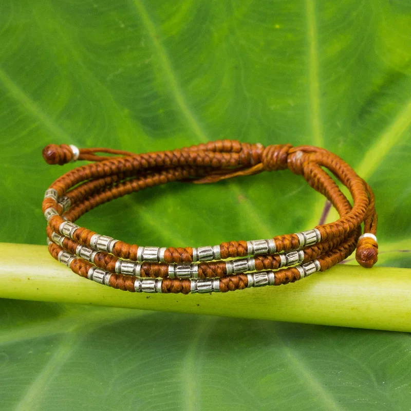 Shop Trending Jewelry With Exclusive Savings Forest Thicket in Rust 950 Silver Accent Wristband Braided Bracelet from Thailand Shop Trending Jewelry With Exclusive Savings Forest Thicket in Rust 950 Silver Accent Wristband Braided Bracelet from Thailand