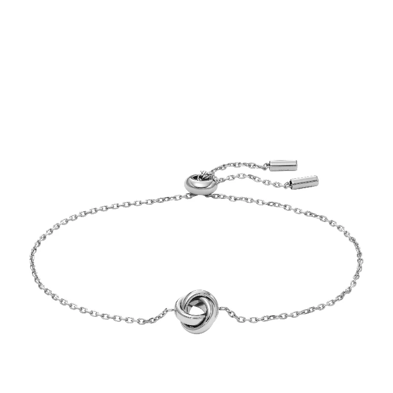 Personalized Jewelry Sale – Meaningful Gifts At Great Prices Fossil Women's Love Knot Stainless Steel Station Bracelet Personalized Jewelry Sale – Meaningful Gifts At Great Prices Fossil Women's Love Knot Stainless Steel Station Bracelet