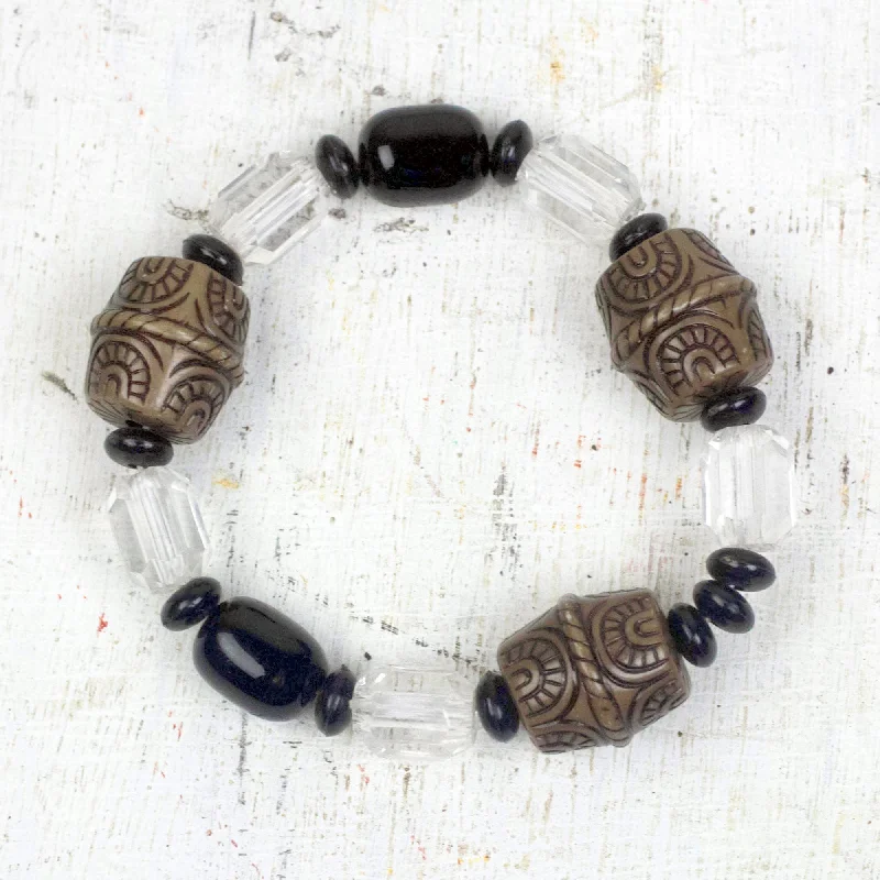 Unmissable Discounts On Timeless Jewelry Pieces Friend of Nature Recycled Plastic Beaded Stretch Bracelet from Ghana Unmissable Discounts On Timeless Jewelry Pieces Friend of Nature Recycled Plastic Beaded Stretch Bracelet from Ghana