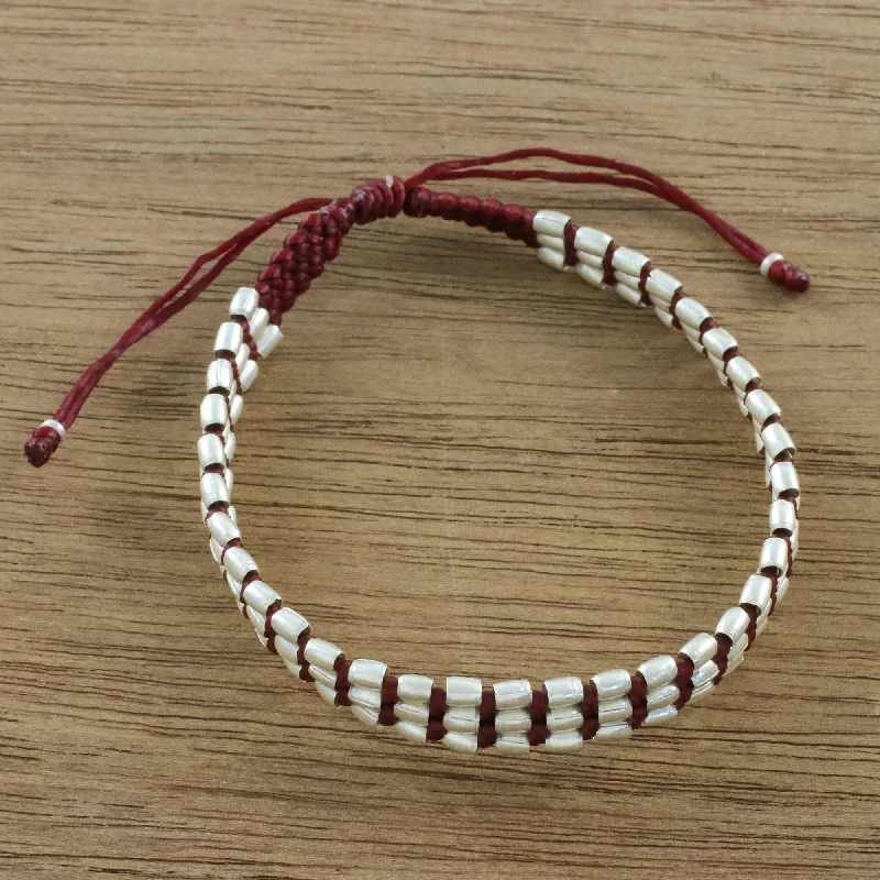 Huge Savings On Premium Jewelry Styles Friendly Red Handmade Silver 950 Bead and Red Cord Bracelet Huge Savings On Premium Jewelry Styles Friendly Red Handmade Silver 950 Bead and Red Cord Bracelet