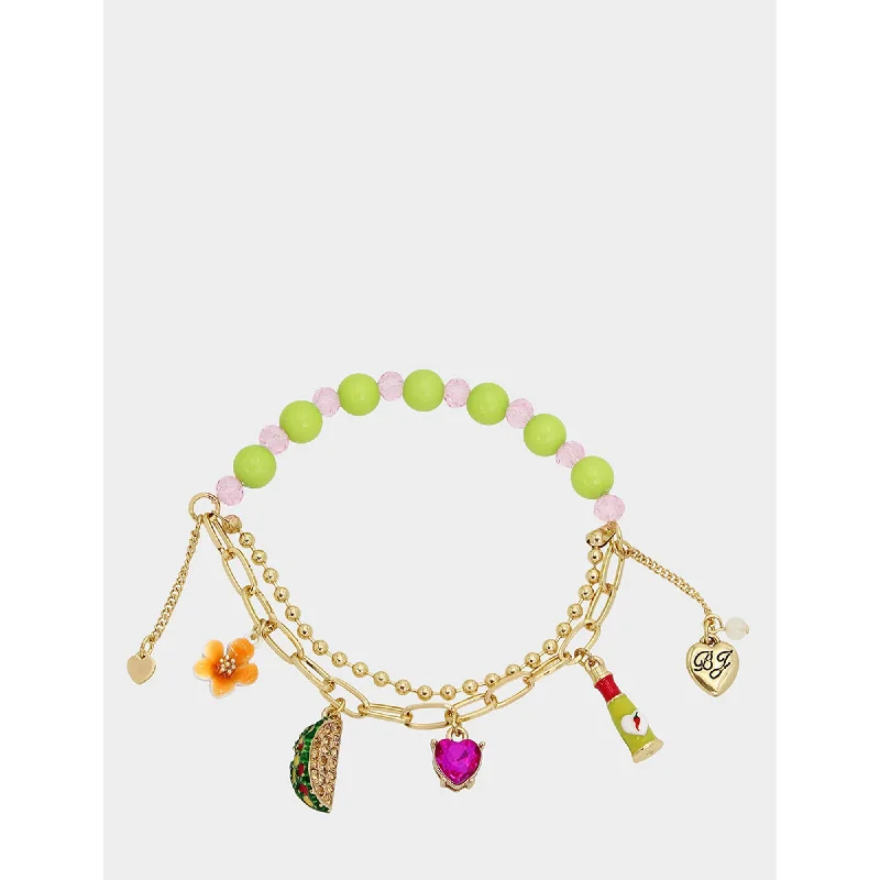 Glamorous Jewelry, Glamorous Deals – Shop Now Hola To Love Taco Charm Stretch Bracelet Multi Glamorous Jewelry, Glamorous Deals – Shop Now Hola To Love Taco Charm Stretch Bracelet Multi