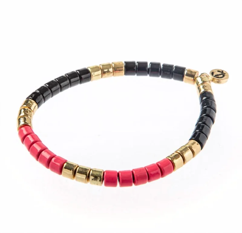 Elegant Necklaces And Bracelets At Limited-Time Offers Laguna Bracelet In Black/pink Lady Elegant Necklaces And Bracelets At Limited-Time Offers Laguna Bracelet In Black/pink Lady