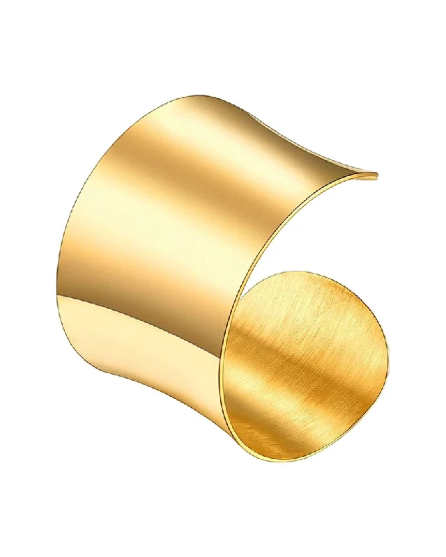 Get The Jewelry You Love At A Price You Love Liv Oliver 18K Modern Cuff Bangle
