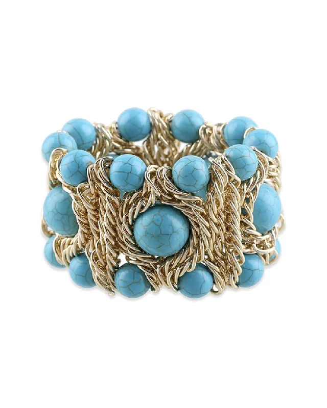 Exclusive Jewelry Sale – Grab Timeless Pieces Now Liv Oliver 18K Plated Turquoise Statement Bracelet Exclusive Jewelry Sale – Grab Timeless Pieces Now Liv Oliver 18K Plated Turquoise Statement Bracelet