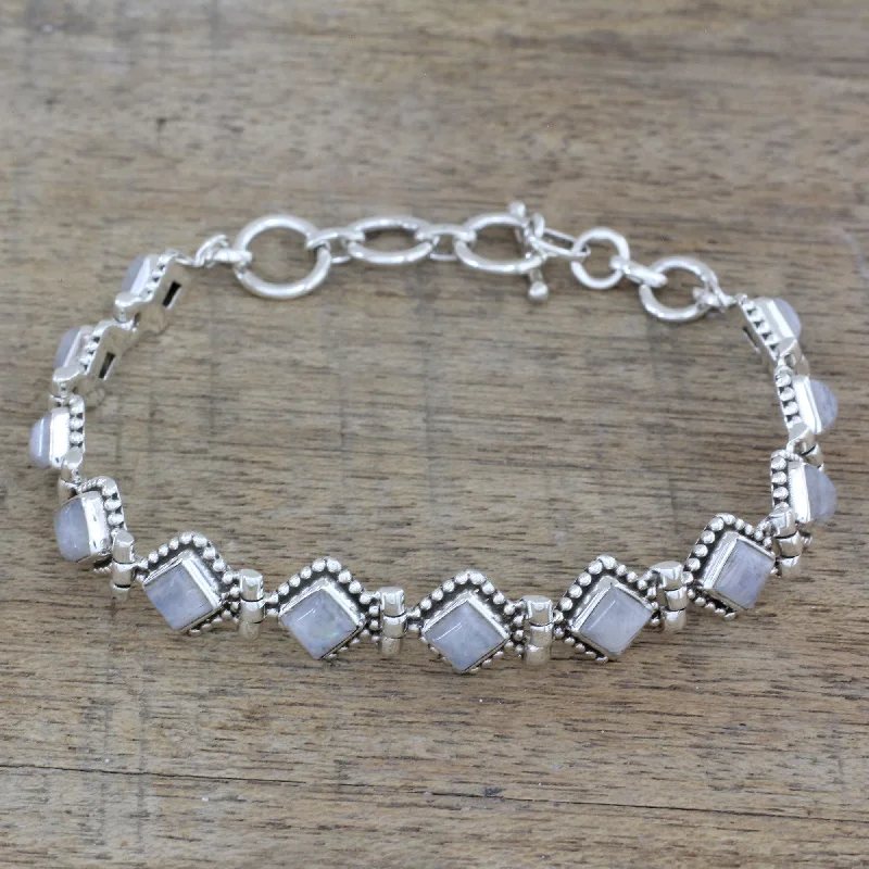 Exclusive Jewelry Markdowns – Limited-Time Offer Misty Diamonds Handcrafted Rainbow Moonstone India Silver Tennis Bracelet Exclusive Jewelry Markdowns – Limited-Time Offer Misty Diamonds Handcrafted Rainbow Moonstone India Silver Tennis Bracelet