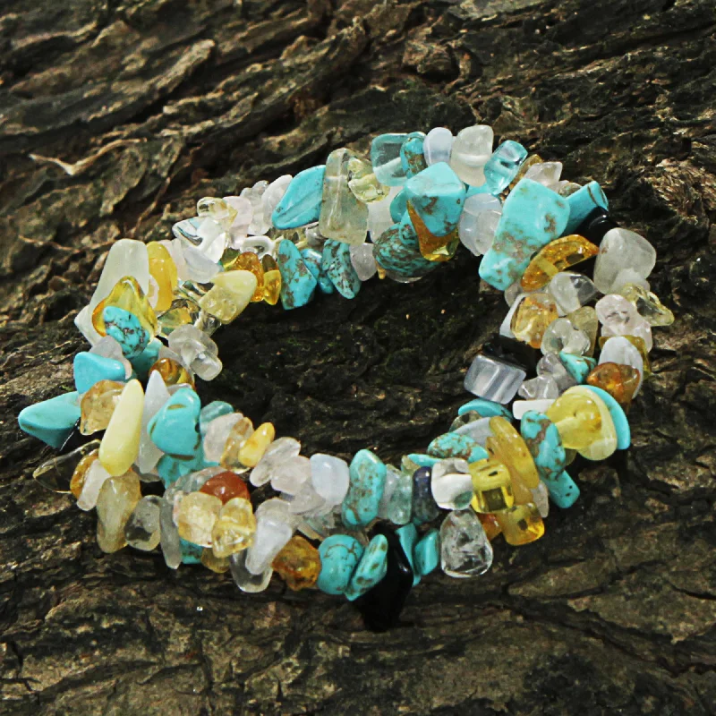 Limited-Stock Jewelry Sale – Once It's Gone, It's Gone Ocean Trio Multigem Beaded Bracelets (Set of 3) Citrine from Brazil Limited-Stock Jewelry Sale – Once It's Gone, It's Gone Ocean Trio Multigem Beaded Bracelets (Set of 3) Citrine from Brazil