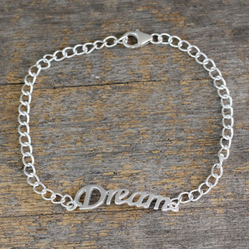 Breathtaking Jewelry At Limited-Time Savings Remember to Dream Inspirational Sterling Silver Bracelet with Dream Message Breathtaking Jewelry At Limited-Time Savings Remember to Dream Inspirational Sterling Silver Bracelet with Dream Message