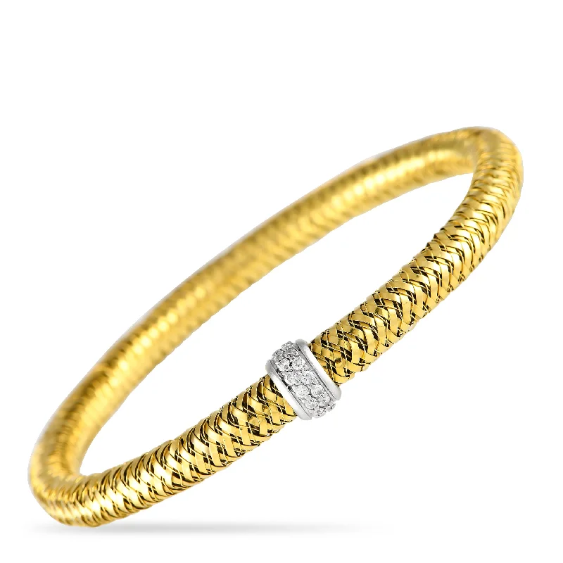 Sparkle More For Less – Jewelry Sale Happening Now Roberto Coin Primavera 18K Yellow and White Gold 0.22ct Diamond Bracelet RC04-091124 Sparkle More For Less – Jewelry Sale Happening Now Roberto Coin Primavera 18K Yellow and White Gold 0.22ct Diamond Bracelet RC04-091124