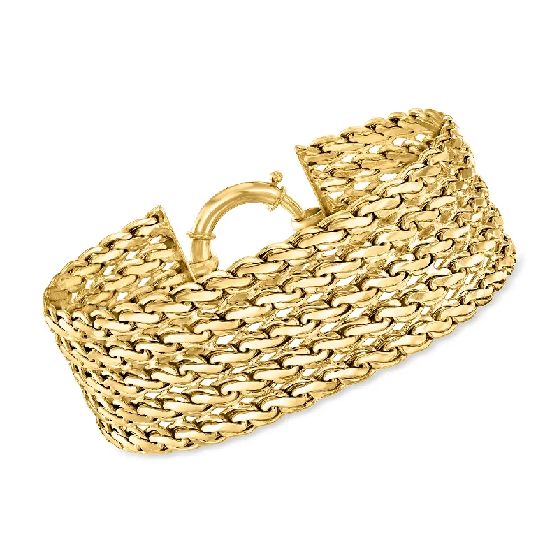 Exclusive Jewelry Bundles At Discounted Prices Ross-Simons 14kt Yellow Gold Cestina-Link Bracelet Exclusive Jewelry Bundles At Discounted Prices Ross-Simons 14kt Yellow Gold Cestina-Link Bracelet