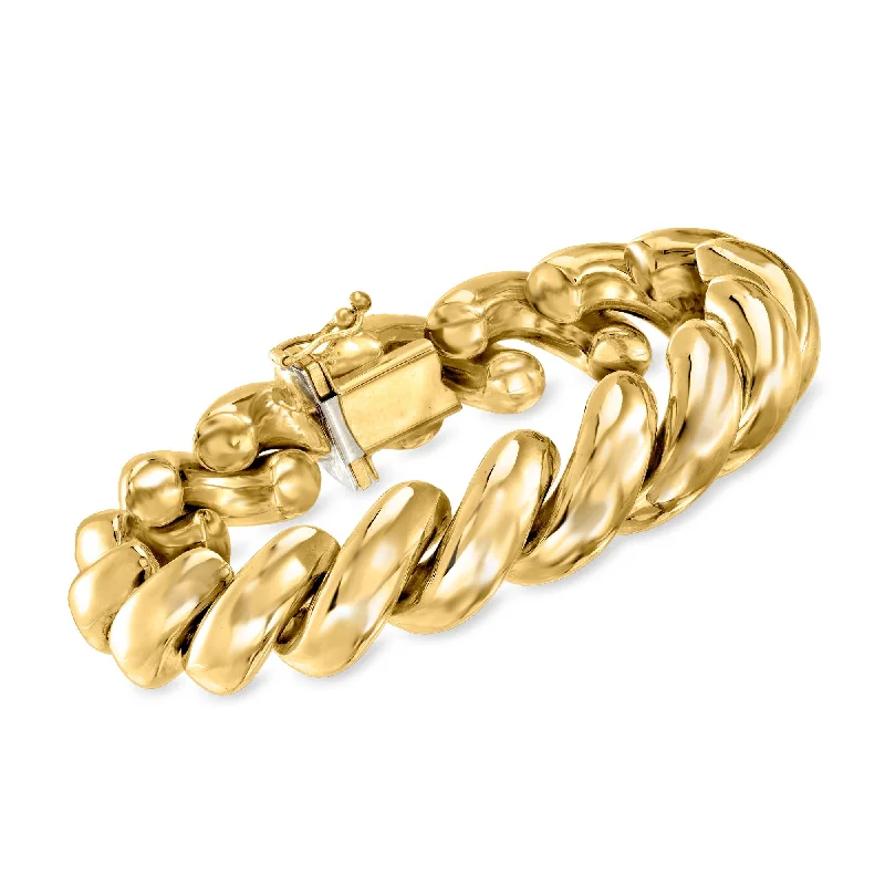 Trending Jewelry Styles Now At Limited-Time Discounts Ross-Simons 14kt Yellow Gold San Marco Bracelet Trending Jewelry Styles Now At Limited-Time Discounts Ross-Simons 14kt Yellow Gold San Marco Bracelet