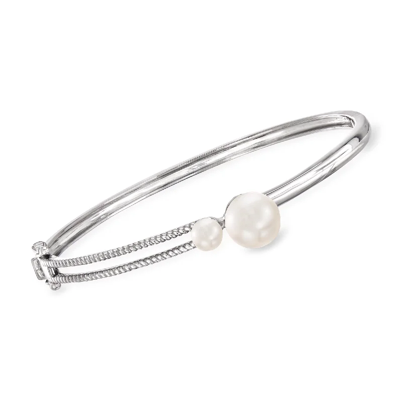 Best-Selling Jewelry Now Available At Special Deals Ross-Simons 5-9.5mm Cultured Pearl Bangle Bracelet in Sterling Silver Best-Selling Jewelry Now Available At Special Deals Ross-Simons 5-9.5mm Cultured Pearl Bangle Bracelet in Sterling Silver