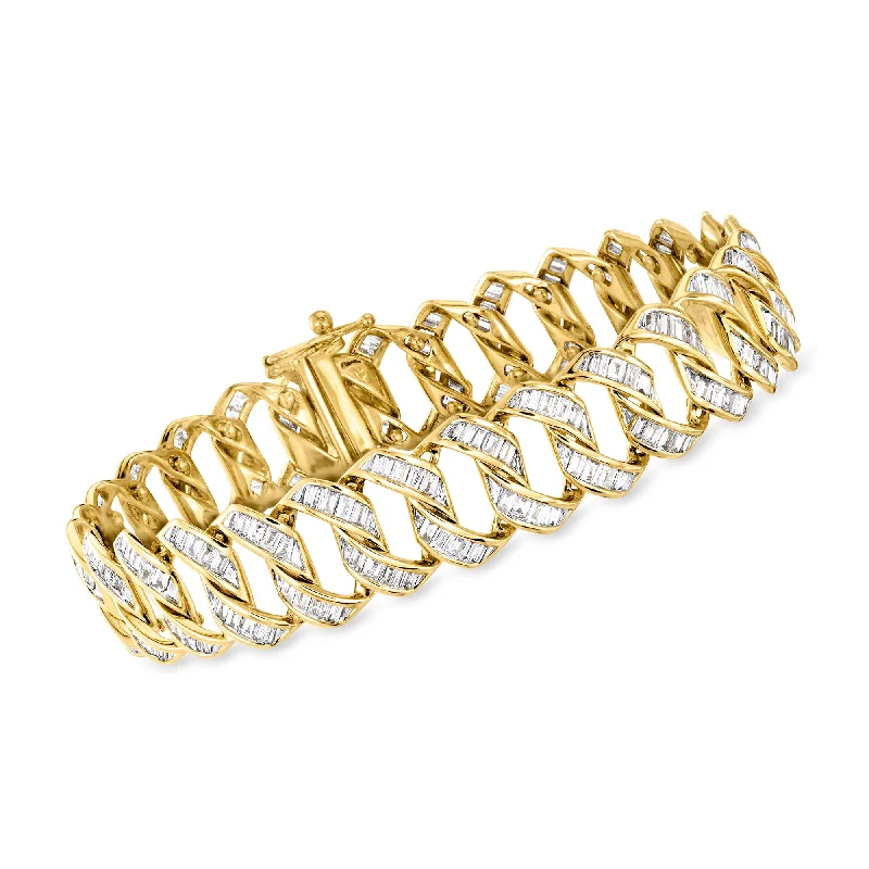Exclusive Jewelry Sale – Shine For Less Ross-Simons Diamond Curb-Link Bracelet in 14kt Yellow Gold Exclusive Jewelry Sale – Shine For Less Ross-Simons Diamond Curb-Link Bracelet in 14kt Yellow Gold