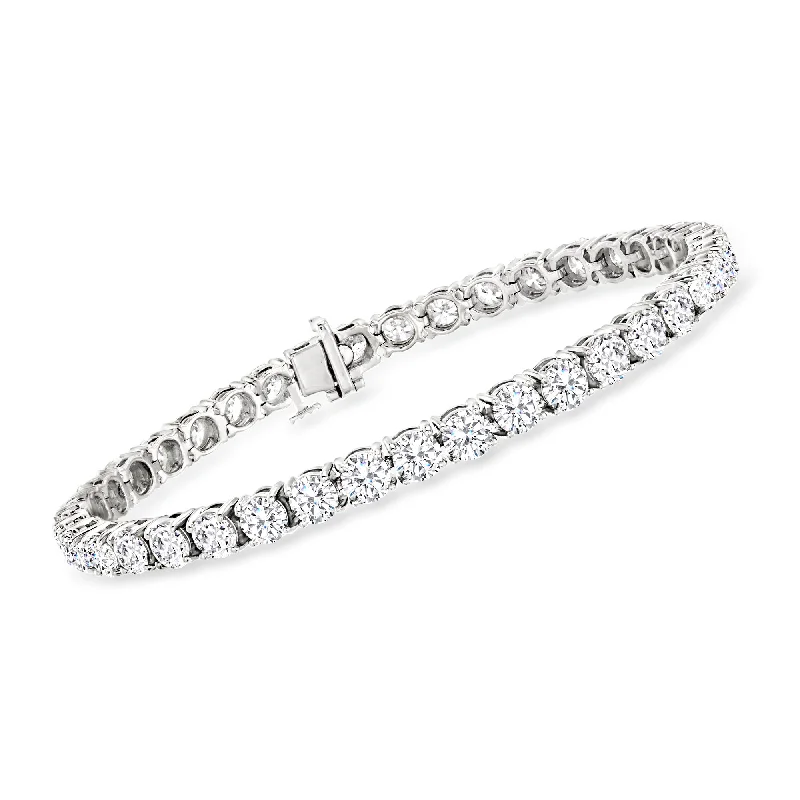 Limited-Time Offer On Elegant Jewelry Pieces Ross-Simons Diamond Tennis Bracelet in 14kt White Gold Limited-Time Offer On Elegant Jewelry Pieces Ross-Simons Diamond Tennis Bracelet in 14kt White Gold
