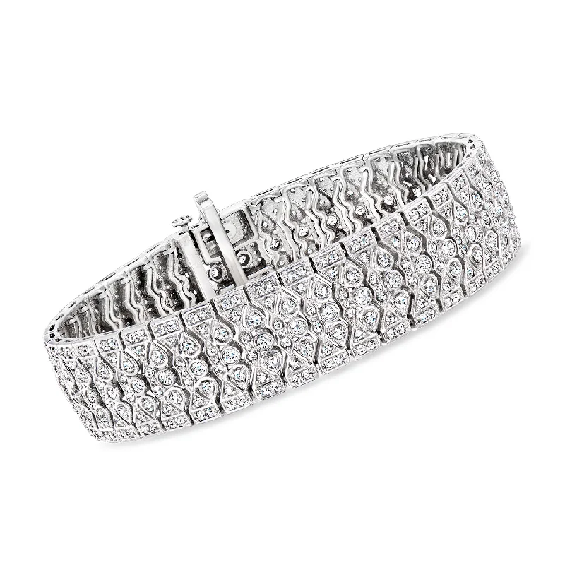 Holiday Jewelry Sale – Perfect Gifts At Great Prices Ross-Simons Diamond Vintage-Style Bracelet in Sterling Silver Holiday Jewelry Sale – Perfect Gifts At Great Prices Ross-Simons Diamond Vintage-Style Bracelet in Sterling Silver