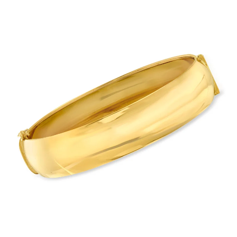 Fashion-Forward Jewelry At Exclusive Discounts Ross-Simons Italian 14kt Yellow Gold Bangle Bracelet