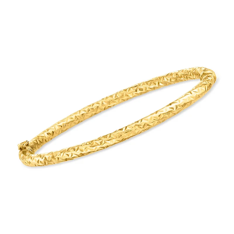 Bestselling Jewelry Now On Sale – Elevate Your Look Ross-Simons Italian 14kt Yellow Gold Oval Geometric Bangle Bracelet Bestselling Jewelry Now On Sale – Elevate Your Look Ross-Simons Italian 14kt Yellow Gold Oval Geometric Bangle Bracelet