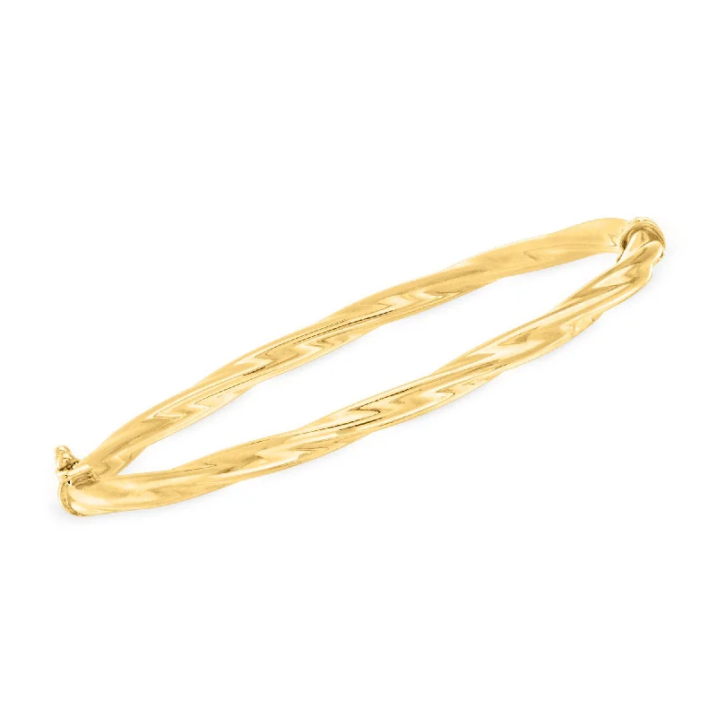 Bohemian-Inspired Jewelry For Free-Spirited Fashion Ross-Simons Italian 14kt Yellow Gold Oval Twisted Bangle Bracelet Bohemian-Inspired Jewelry For Free-Spirited Fashion Ross-Simons Italian 14kt Yellow Gold Oval Twisted Bangle Bracelet