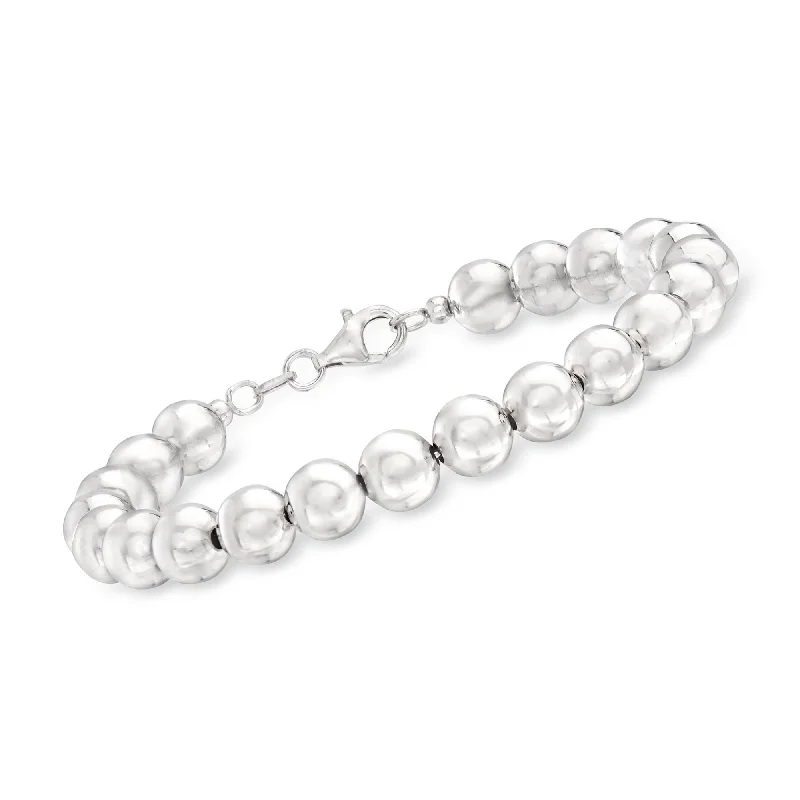 Accessorize For Less – Luxury Jewelry At Affordable Prices Ross-Simons Italian 8mm Sterling Silver Bead Bracelet Accessorize For Less – Luxury Jewelry At Affordable Prices Ross-Simons Italian 8mm Sterling Silver Bead Bracelet