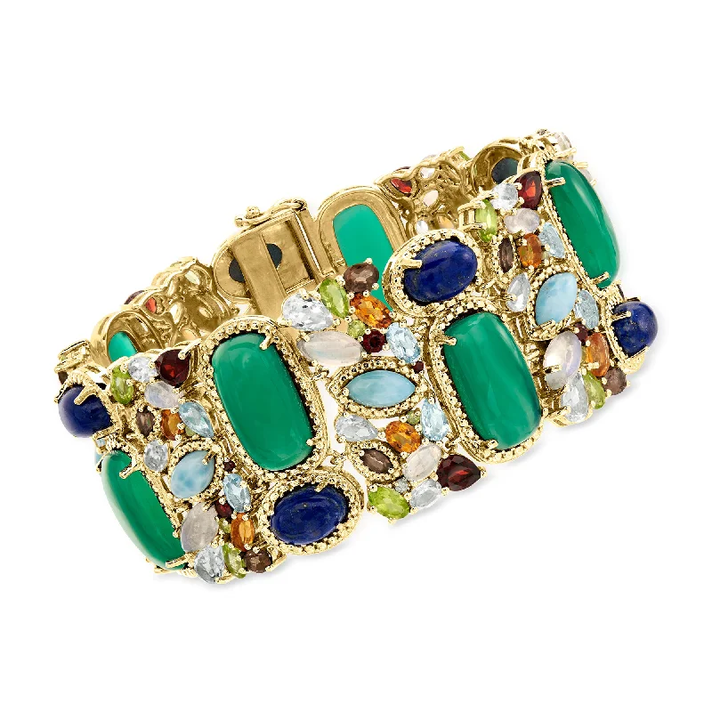 Best Jewelry Deals – Premium Quality At Exclusive Discounts Ross-Simons Multi-Gemstone Bracelet in 18kt Gold Over Sterling Best Jewelry Deals – Premium Quality At Exclusive Discounts Ross-Simons Multi-Gemstone Bracelet in 18kt Gold Over Sterling