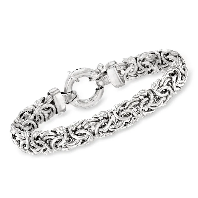 Handcrafted Jewelry Sale – Unique Designs At Low Prices Ross-Simons Sterling Silver Medium Byzantine Bracelet For Women Handcrafted Jewelry Sale – Unique Designs At Low Prices Ross-Simons Sterling Silver Medium Byzantine Bracelet For Women