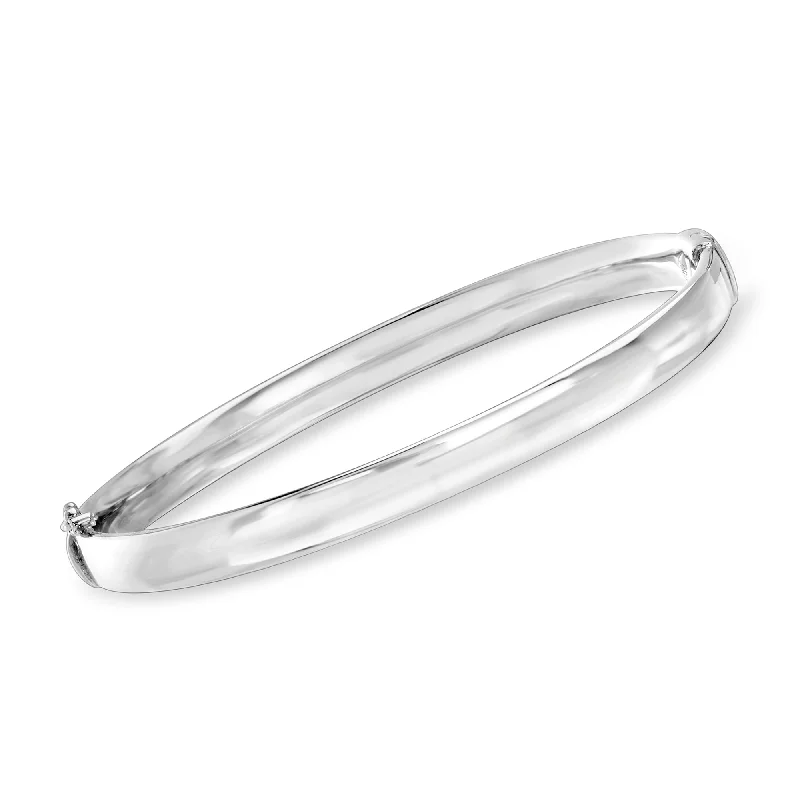 Limited-Time Offer On Premium Jewelry Collections Ross-Simons Sterling Silver Polished Bangle Bracelet Limited-Time Offer On Premium Jewelry Collections Ross-Simons Sterling Silver Polished Bangle Bracelet