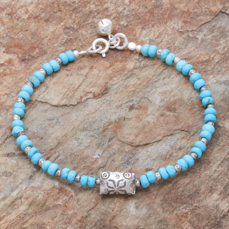 Affordable Luxury Jewelry For Every Occasion Sky Harmony Karen Hill Tribe Silver and Recon. Turquoise Bracelet Affordable Luxury Jewelry For Every Occasion Sky Harmony Karen Hill Tribe Silver and Recon. Turquoise Bracelet