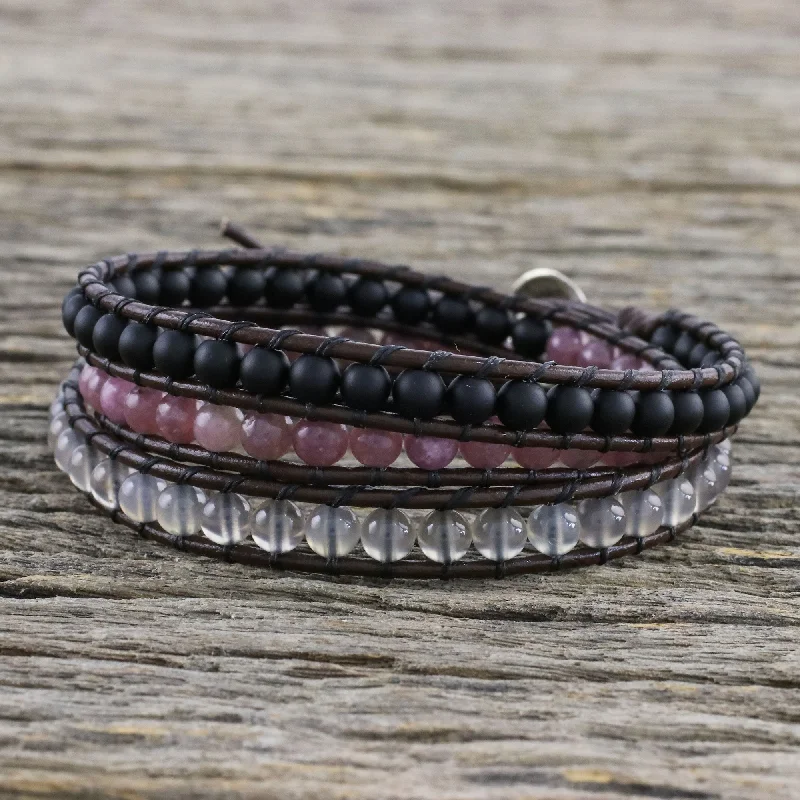 Trending Jewelry Styles Now At Limited-Time Discounts Sunrise Wanderlust Unisex Leather and Multi-Gemstone Beaded Wrap Bracelet Trending Jewelry Styles Now At Limited-Time Discounts Sunrise Wanderlust Unisex Leather and Multi-Gemstone Beaded Wrap Bracelet