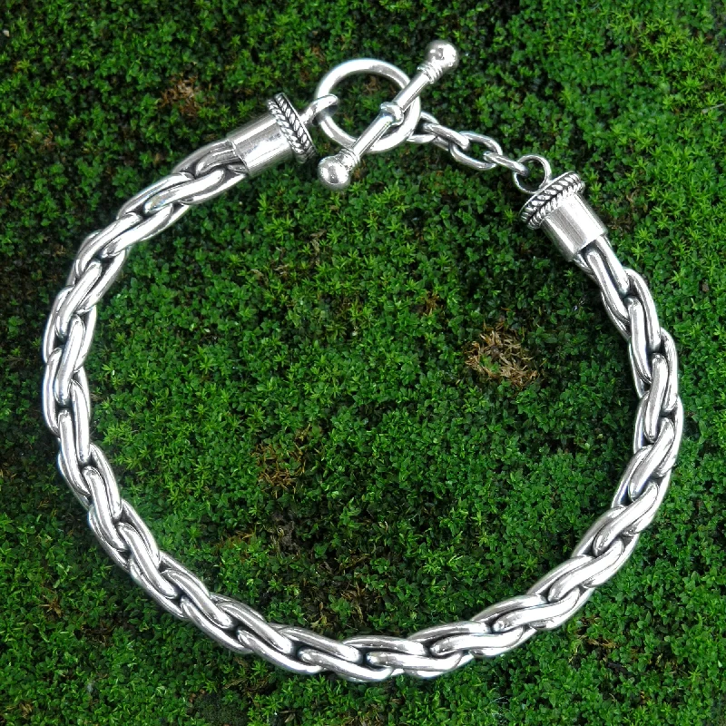 Exclusive Jewelry Discounts – Shop Now For Savings Twist Sphere Handmade Braided Sterling Silver Chain Bracelet Exclusive Jewelry Discounts – Shop Now For Savings Twist Sphere Handmade Braided Sterling Silver Chain Bracelet