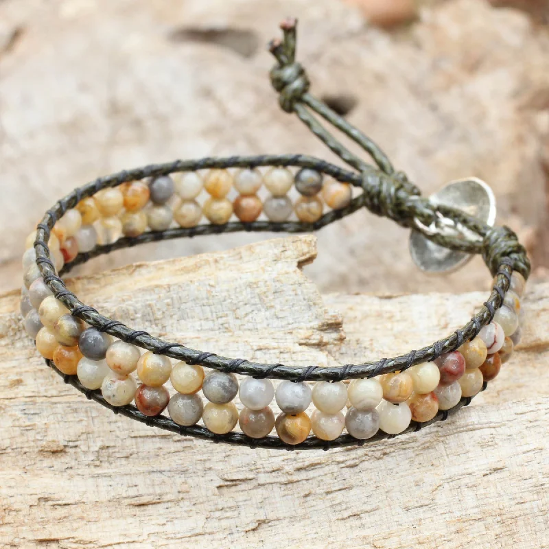 Huge Savings On Timeless Jewelry Collections Two in Love Thai Jasper Beaded Wristband Huge Savings On Timeless Jewelry Collections Two in Love Thai Jasper Beaded Wristband