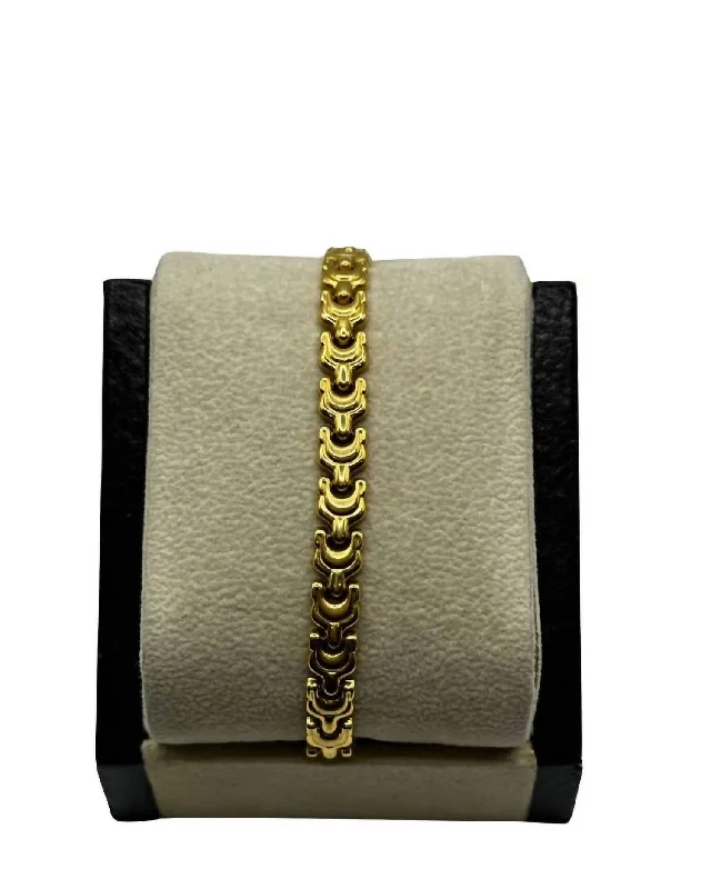 Sparkle For Less – Shop Our Limited-Time Jewelry Deals Women's Franco Link Bracelet In Yellow Gold Sparkle For Less – Shop Our Limited-Time Jewelry Deals Women's Franco Link Bracelet In Yellow Gold