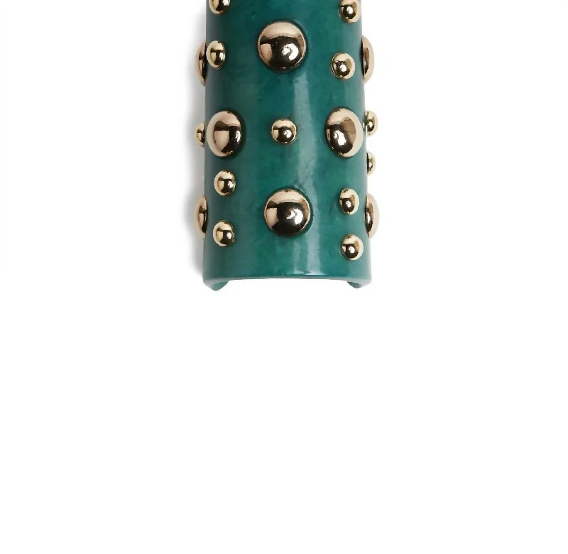Discounted Jewelry For A Glamorous Look Women's Hathor Bangle In Dark Green