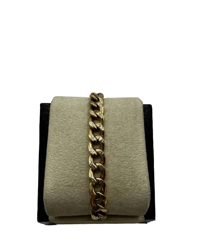 Stunning Statement Jewelry, Unbeatable Discounts Women's Italian Cable Chain Link Bracelet In Yellow Gold Stunning Statement Jewelry, Unbeatable Discounts Women's Italian Cable Chain Link Bracelet In Yellow Gold