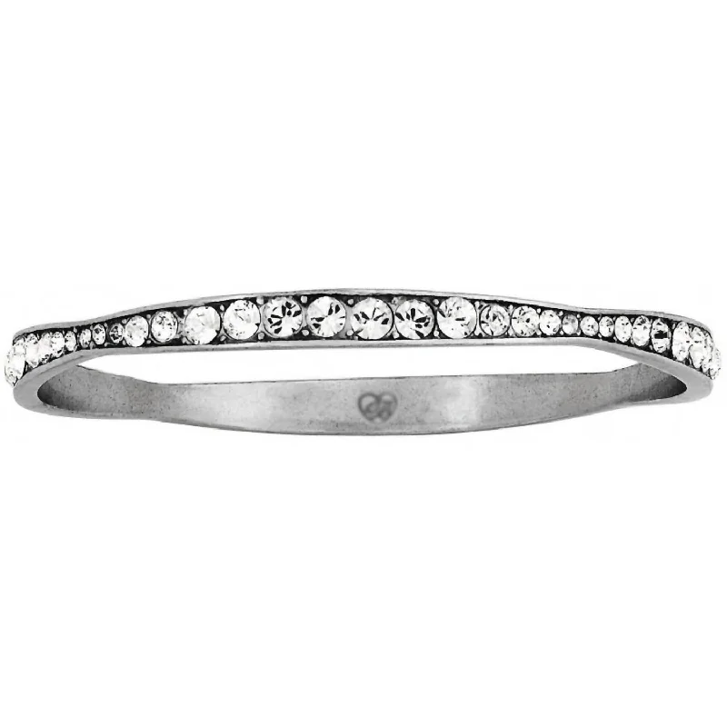 Limited-Time Jewelry Sale – Don't Miss These Deals Women's Light Hearted Crystal Bangle In Silver Limited-Time Jewelry Sale – Don't Miss These Deals Women's Light Hearted Crystal Bangle In Silver
